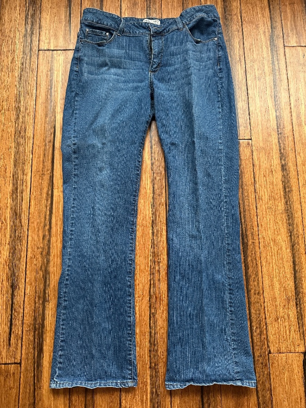 Riders by Lee Women's Boot Cut Jeans No Gap Waist Stretch Denim